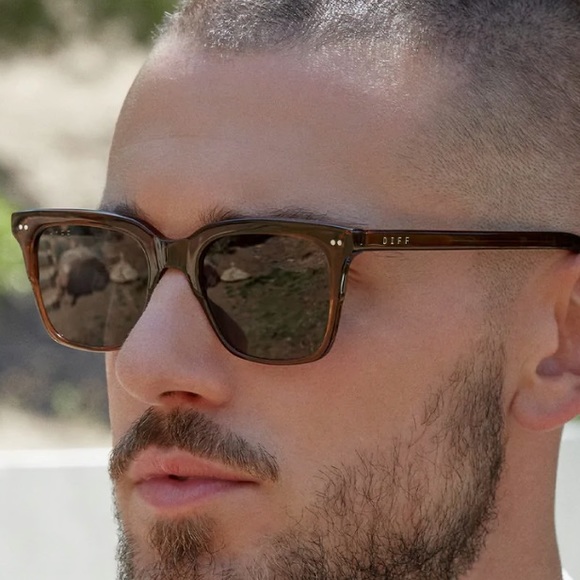 DIFF Billie Shadow Tortoise Grey Polarized Sunglasses Unisex - Picture 10 of 15